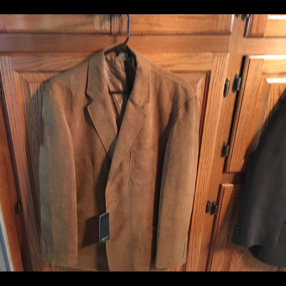 Men’s Tan Suede Like XL Sportcoat